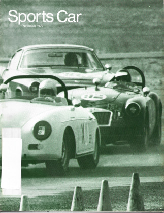 SPORTS CAR 1970 NOV - GEORGE FOLLMER & LINDA VAUGHN PHOTO, BOB SHARP - ATLANTA